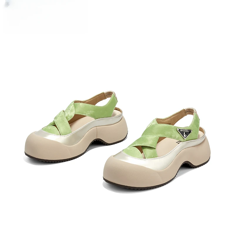 【杏雨梨云】厚底增高休闲鞋2024透气夏季潮流女款SSC211280W