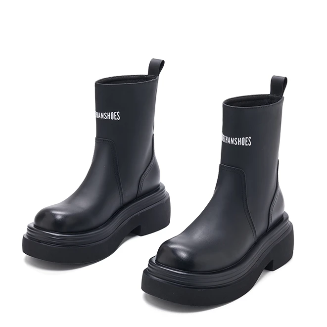 【碎疏影琼】6cm厚底增高短靴24春时尚女靴子SS33116286