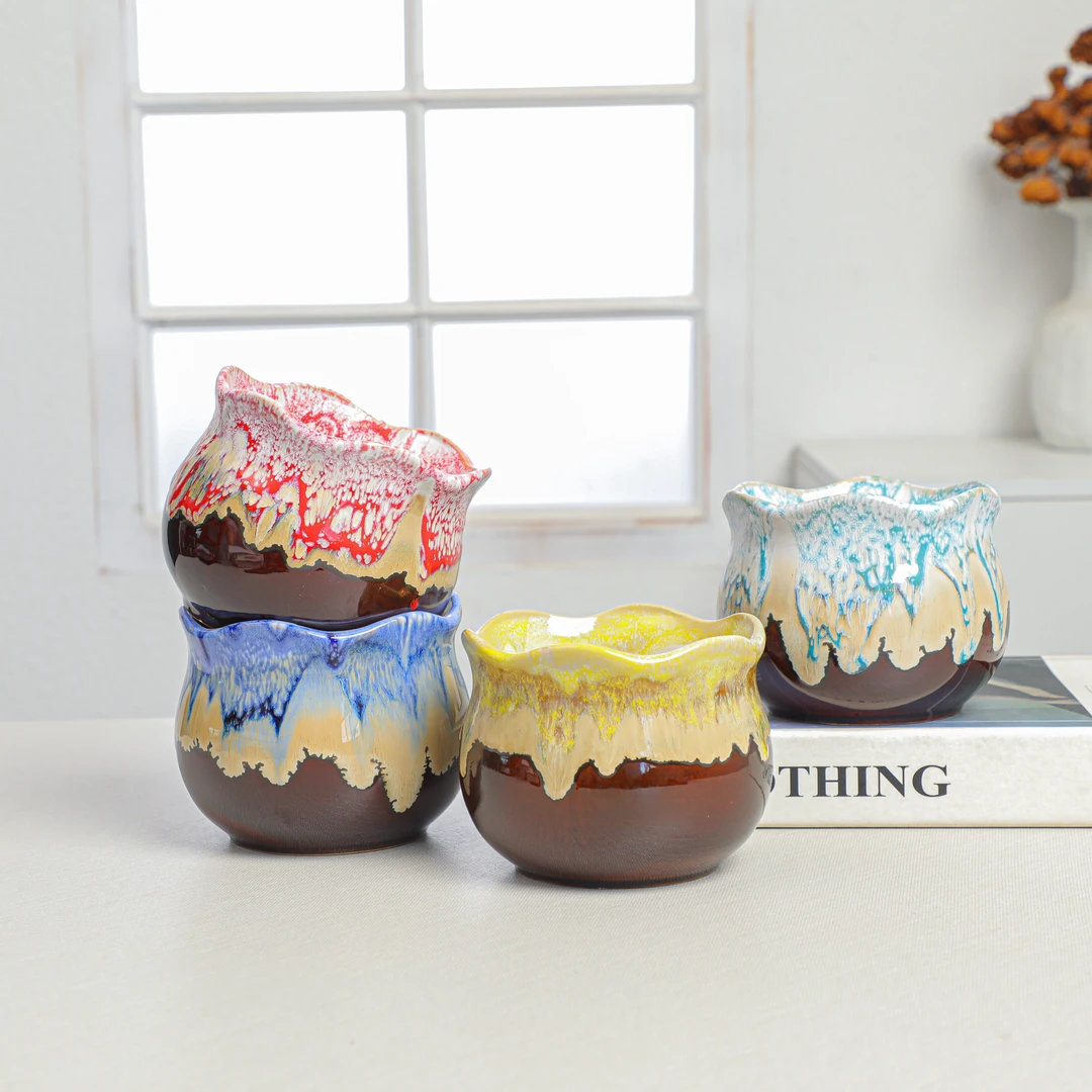 多肉花盆肉肉植物花盆小清新陶瓷花盆客厅阳台家居高颜值创意摆件