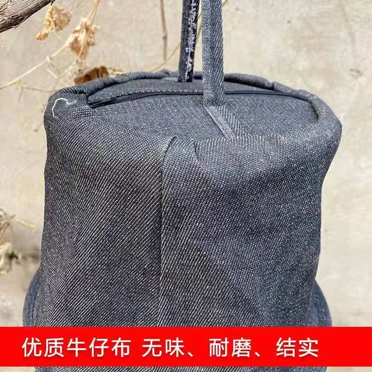 锁边牛仔布加厚拉链收蜂笼捕蜂器专用诱蜜蜂招蜂箱野外收土蜂收笼