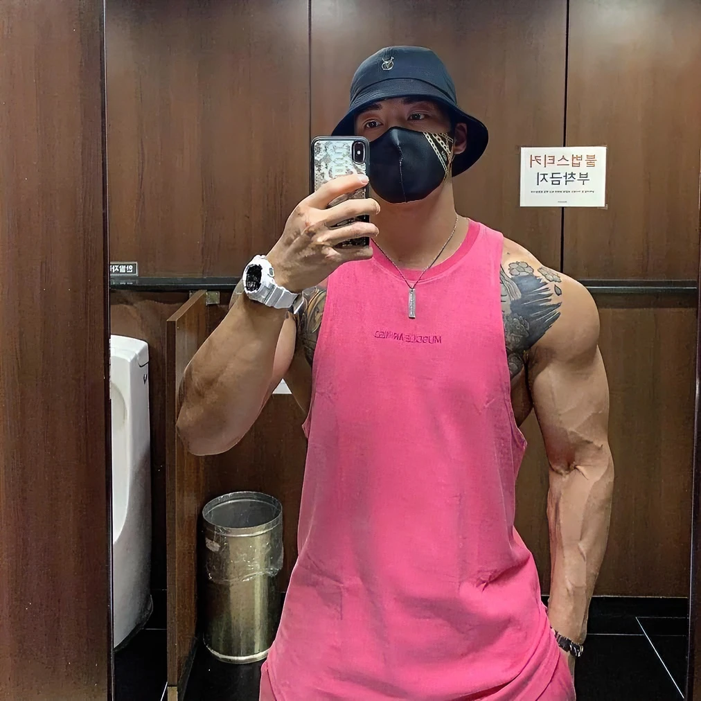 健身背心男吸汗肌肉兄弟衣服撸铁坎肩工字训练服运动上衣男士夏季
