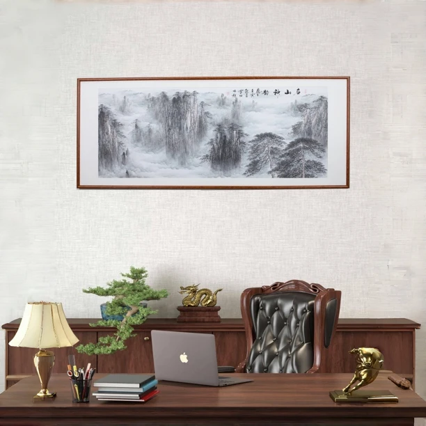 12【名山神韵】缘古轩沙发客厅办公室大堂书房茶室装饰画