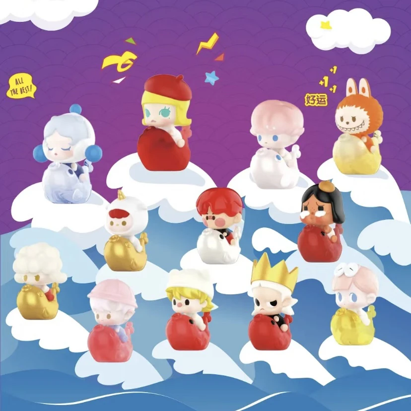 【代拆】泡泡遇见锦鲤萌粒潮玩摆件