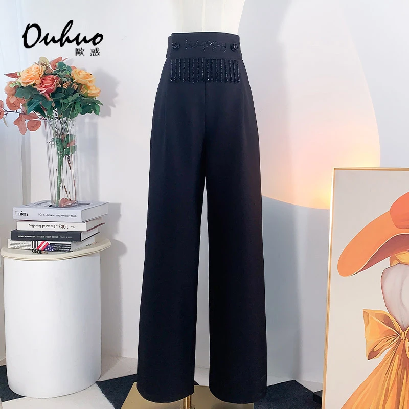 【苏苏定制】2025年新款时尚百搭气质休闲裤OHPAH01016