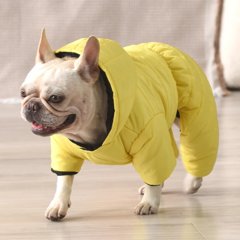 【小扬哥甄选】法斗专用狗狗衣服秋冬款羽绒服巴哥斗牛犬四脚衣冬