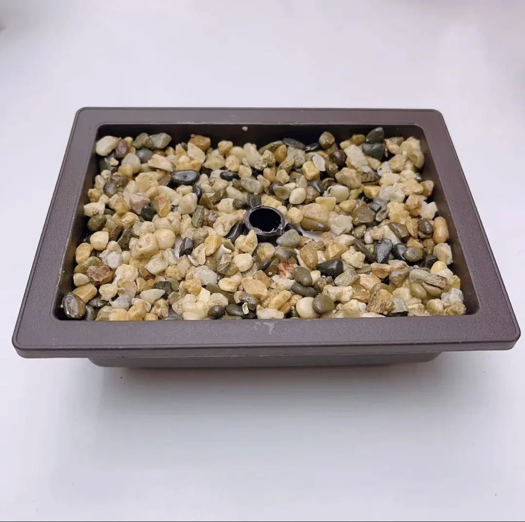 塑料花盆石子花盆 樱桃花盆 手工花专用花盆