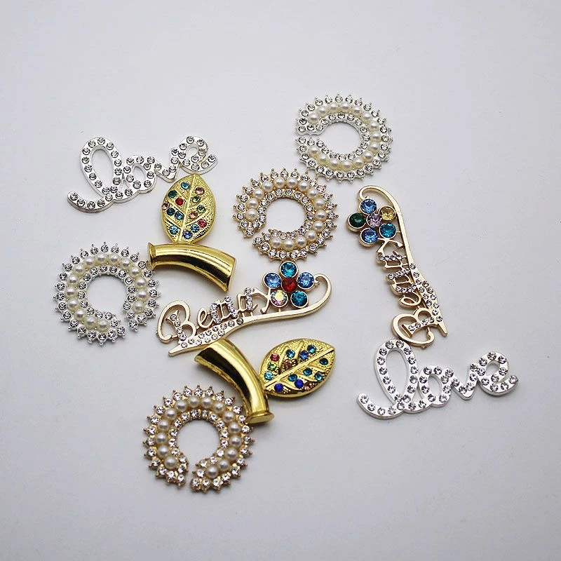 （主播宠粉）手工diy泡沫苹果材料镶钻金叶子珍珠C型圈英文字母梅