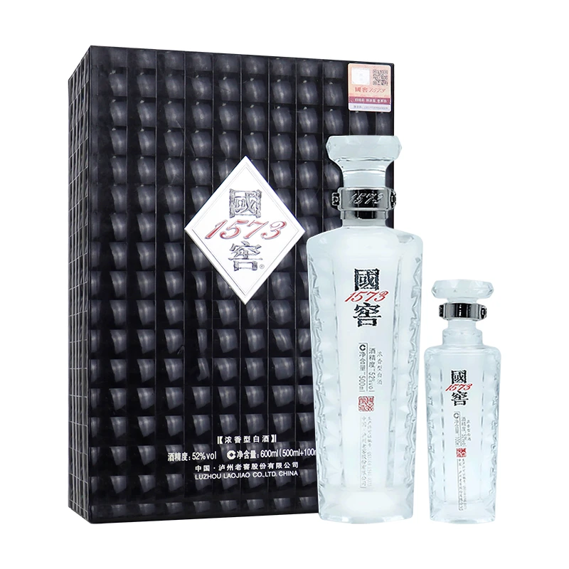 国窖1573君耀 浓香型白酒 礼盒装52度500ml+100ml