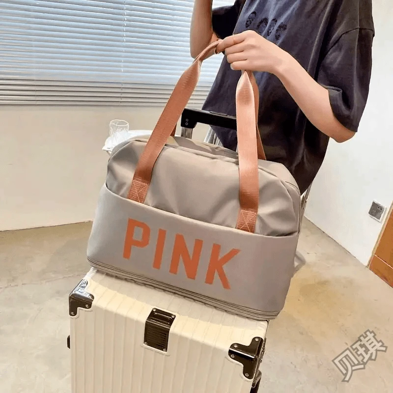 旅行包收纳包干湿分离单肩手提包搬家出差行李袋游泳健身包D182