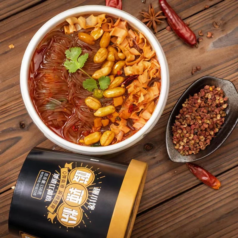 正宗重庆酸辣粉红薯粉米线早餐速食网红泡面酸辣味方便面整箱批发