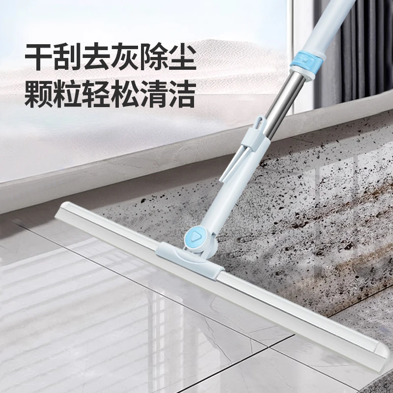 家用新款多功能魔术扫把浴室卫生间扫水刮地拖地免手洗软硅胶拖把