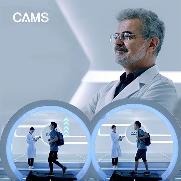 CAMS小学生初中大学生双肩背百搭简约休闲超轻轻便多功能减负书包