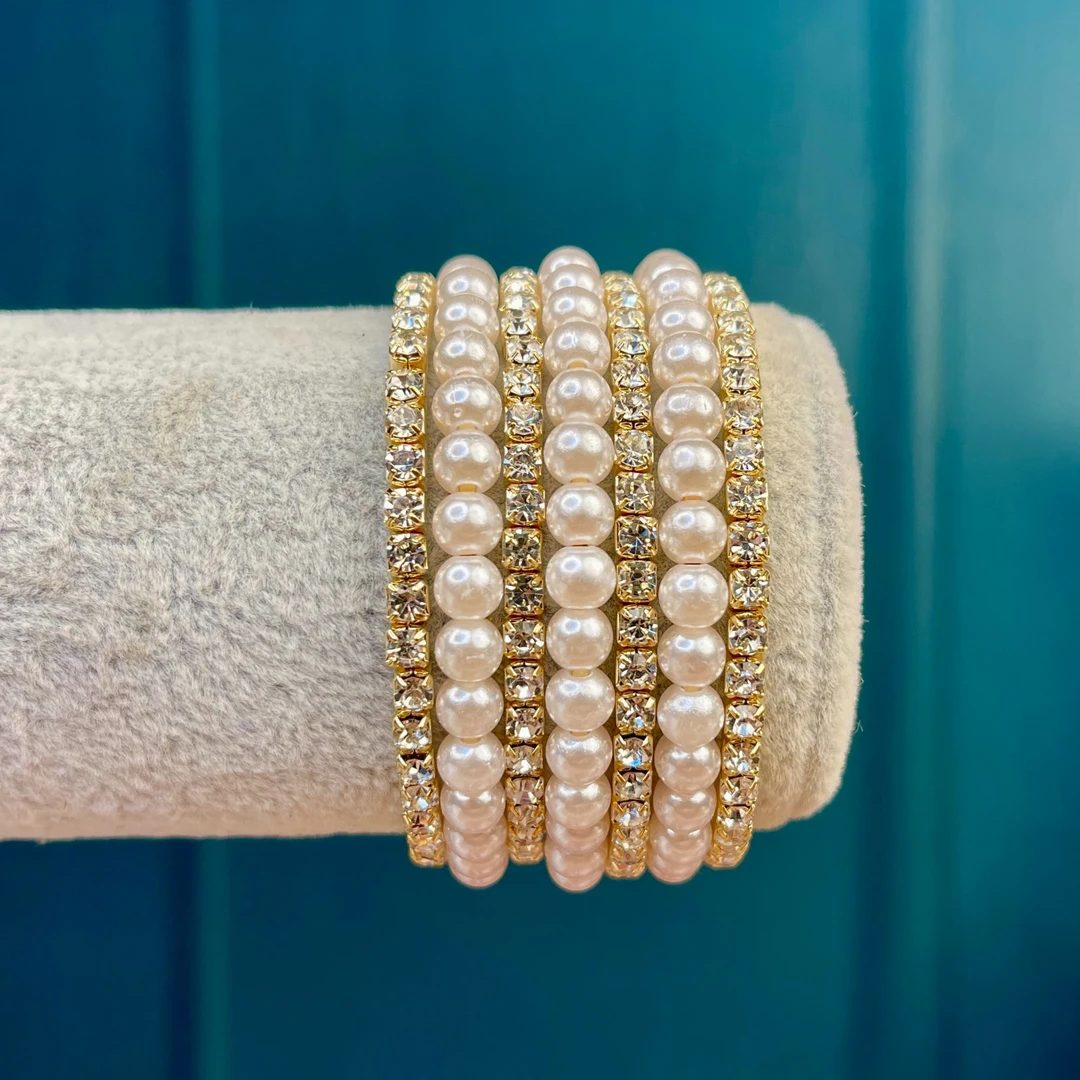 铜合金玻璃手镯 02258印度春夏饰品可开口手镯民族风彩色重工创意