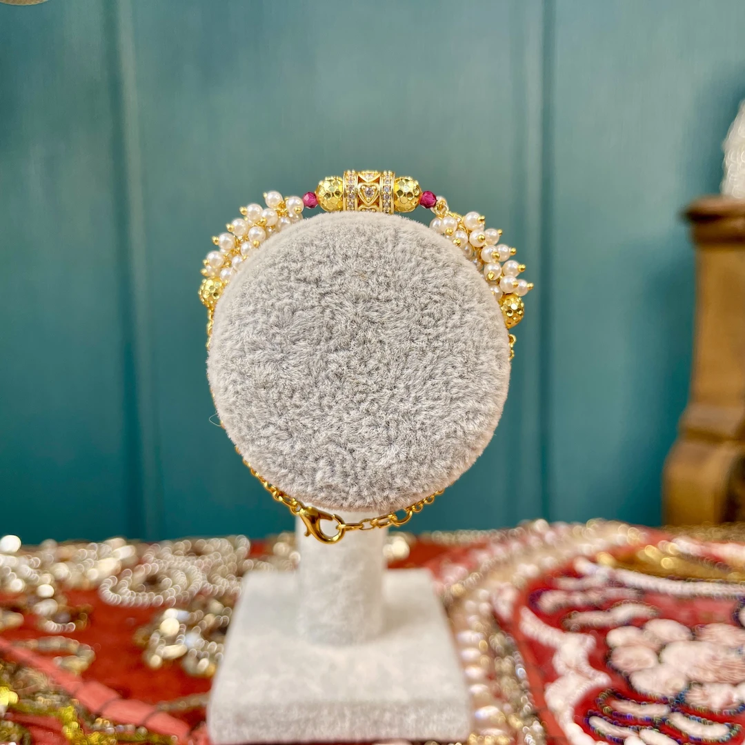 铜合金玻璃手链 02203春夏饰品可开口手链民族风彩色重工创意镶嵌