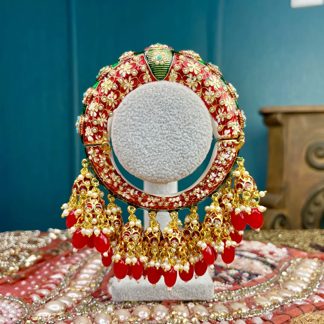 铜合金玻璃手镯 02280印度春夏饰品可开口手镯民族风彩色重工创意