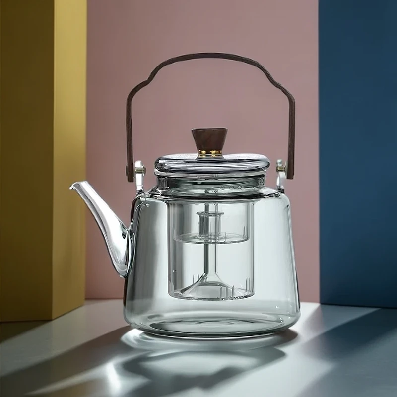 高硼硅玻璃茶壶泡茶冲茶壶高端玻璃茶壶