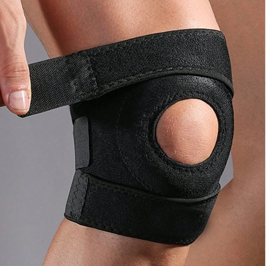 防护护膝加厚户外篮球跑步登山骑行举重健身加压护具开放运动护膝