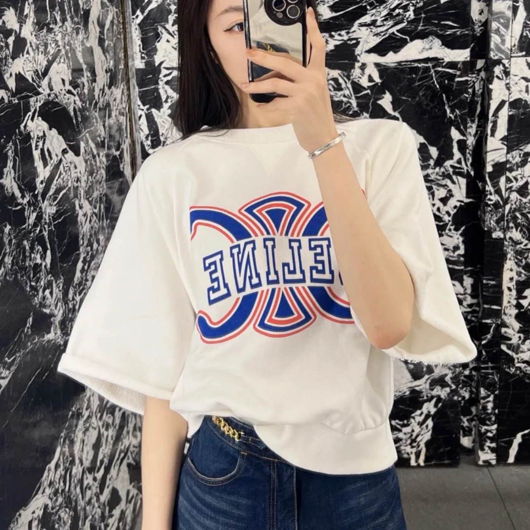 99新 celine瑟琳七分袖 蝙蝠袖 半袖 S码