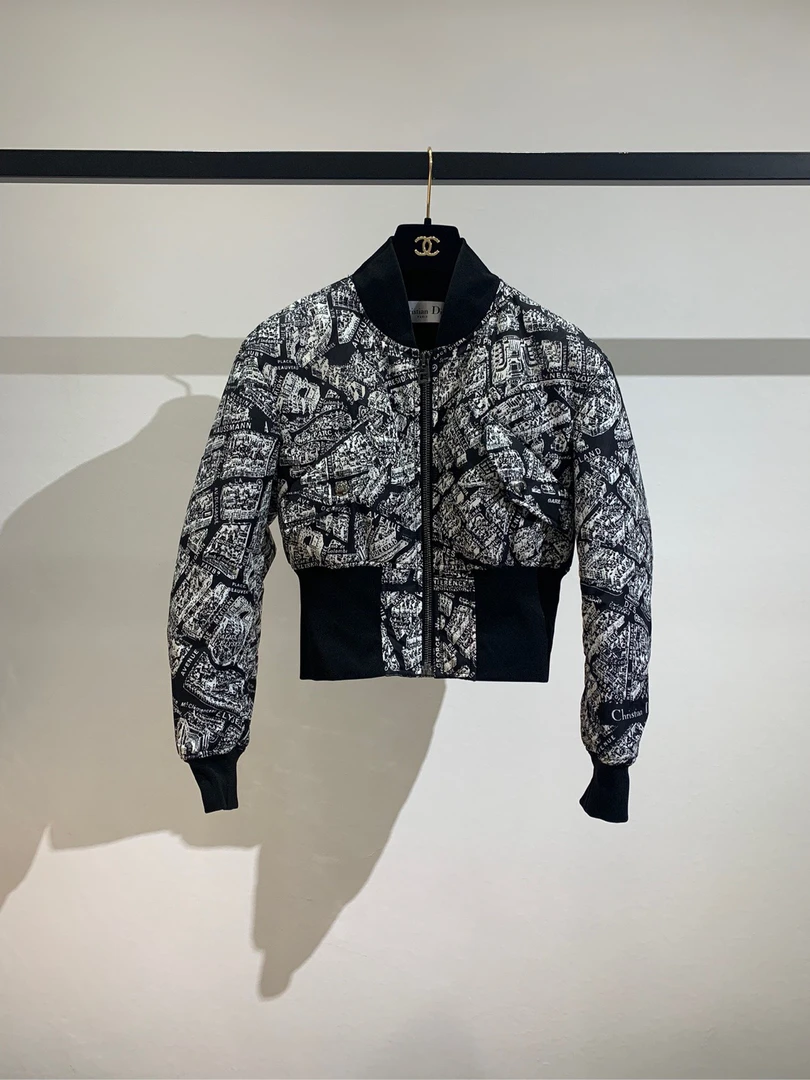 99新 DIOR/迪奥 2023s 巴黎地图系列夹克 36码 00023