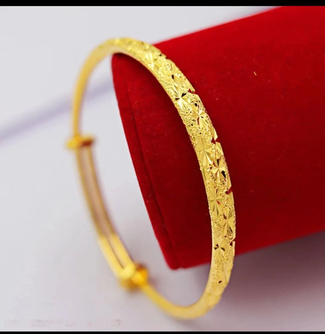 铜合金手镯 母亲节手镯推拉满天星可调节女款妈妈气质时尚百搭