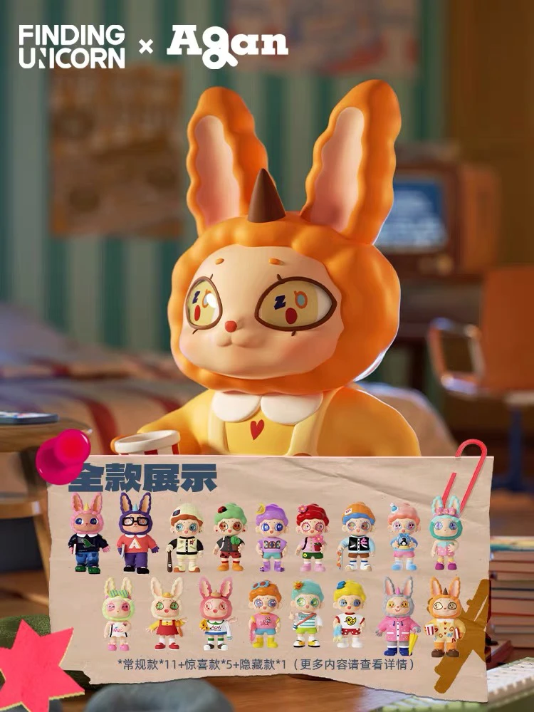 【拆盒】 Agan感享都市系列盲盒办公快乐潮玩送礼摆件