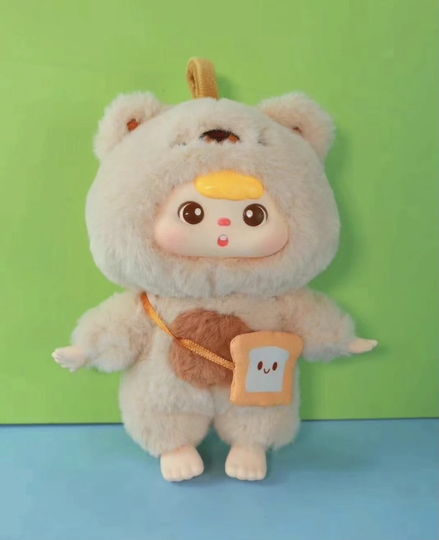 【拆盒】米椰咖啡屋毛绒盲盒可爱女生挂件礼物