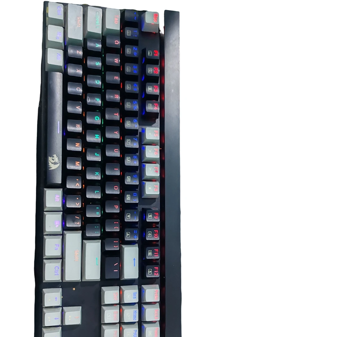99新  准新 虹龙K880B (104键全拔插版）跑马灯 金属面板 青轴