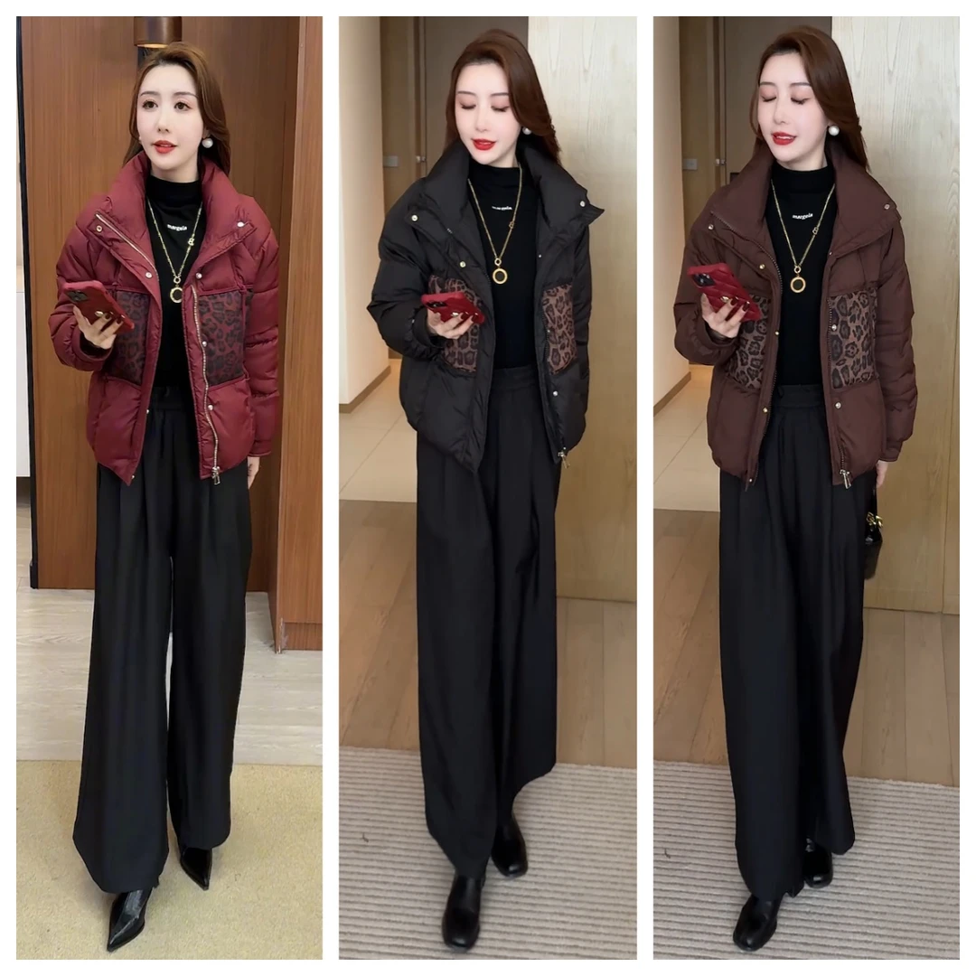 加厚棉服女面包服2024冬季新款韩版气质时尚显瘦气质休闲短款棉袄