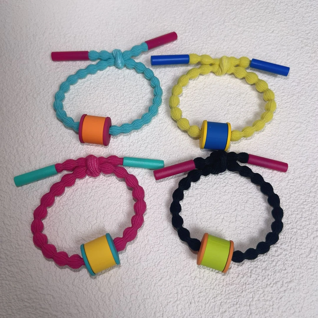 MY SISTERS韩饰时尚百搭彩色球高弹力发绳L110603