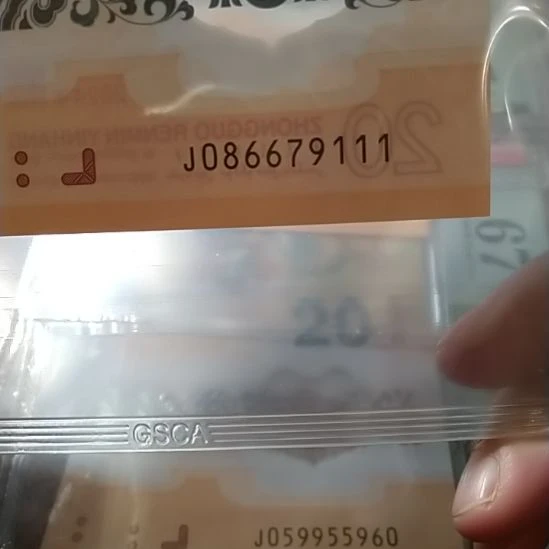 塑料2024小龙钞 086679111 评级