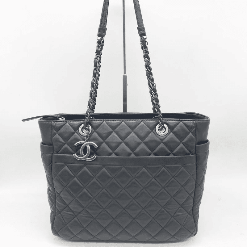 95新 Chanel/香奈儿 洋诚二手 香奈儿黑色单肩包 98新 公价37800