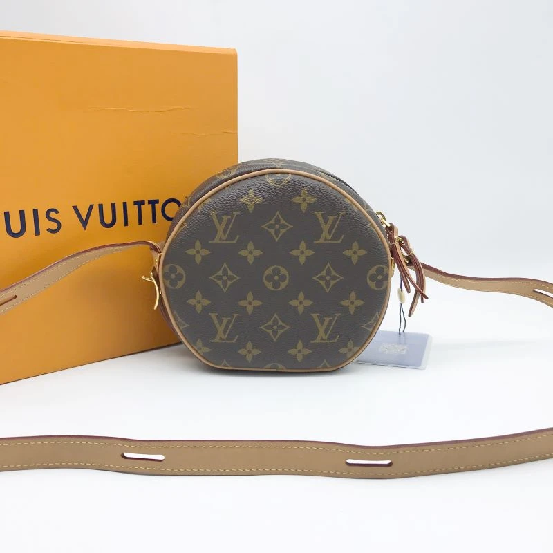 95新 LouisVuitton/路易威登 洋诚二手 LV老花圆饼单肩包 98新