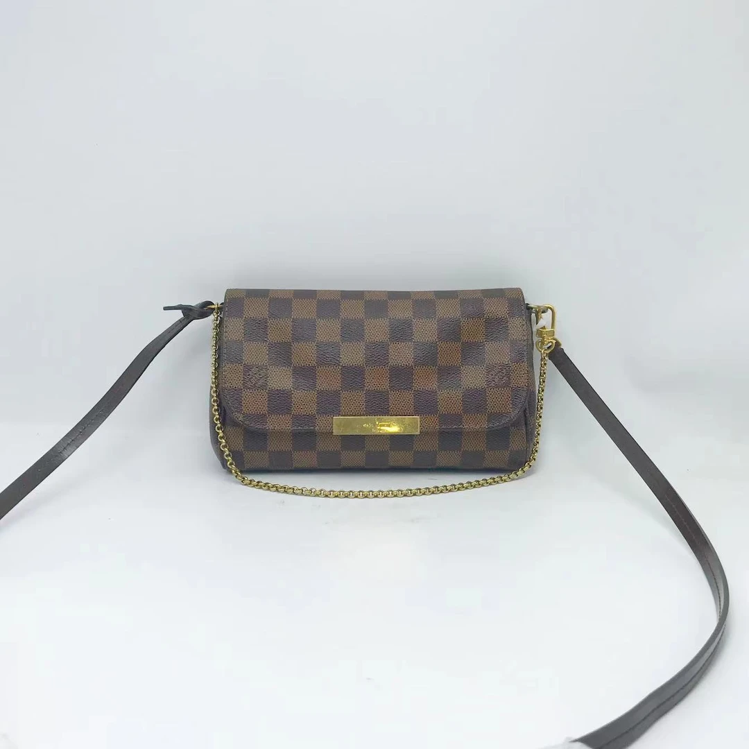 95新 LouisVuitton/路易威登 洋诚二手 棋盘格挚爱斜挎包 95新