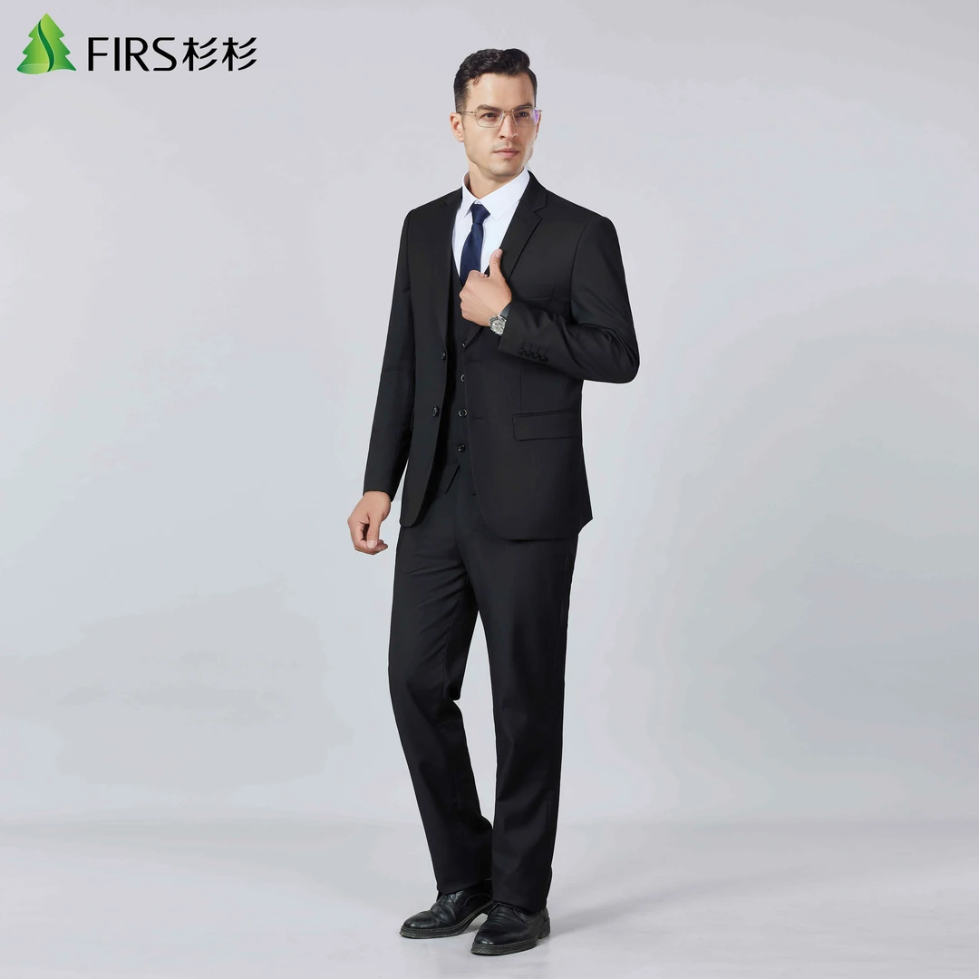 FIRS/杉杉2025男士休闲商务修身西装套装结婚上班职场西装套装