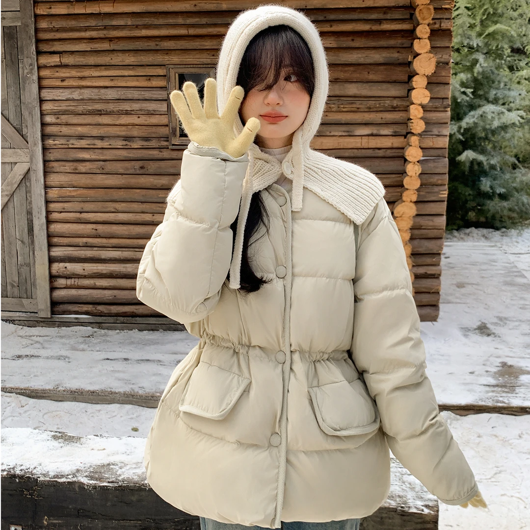 花栗鼠小姐   隐藏款 夹心欧包 韩系时髦~羽绒服