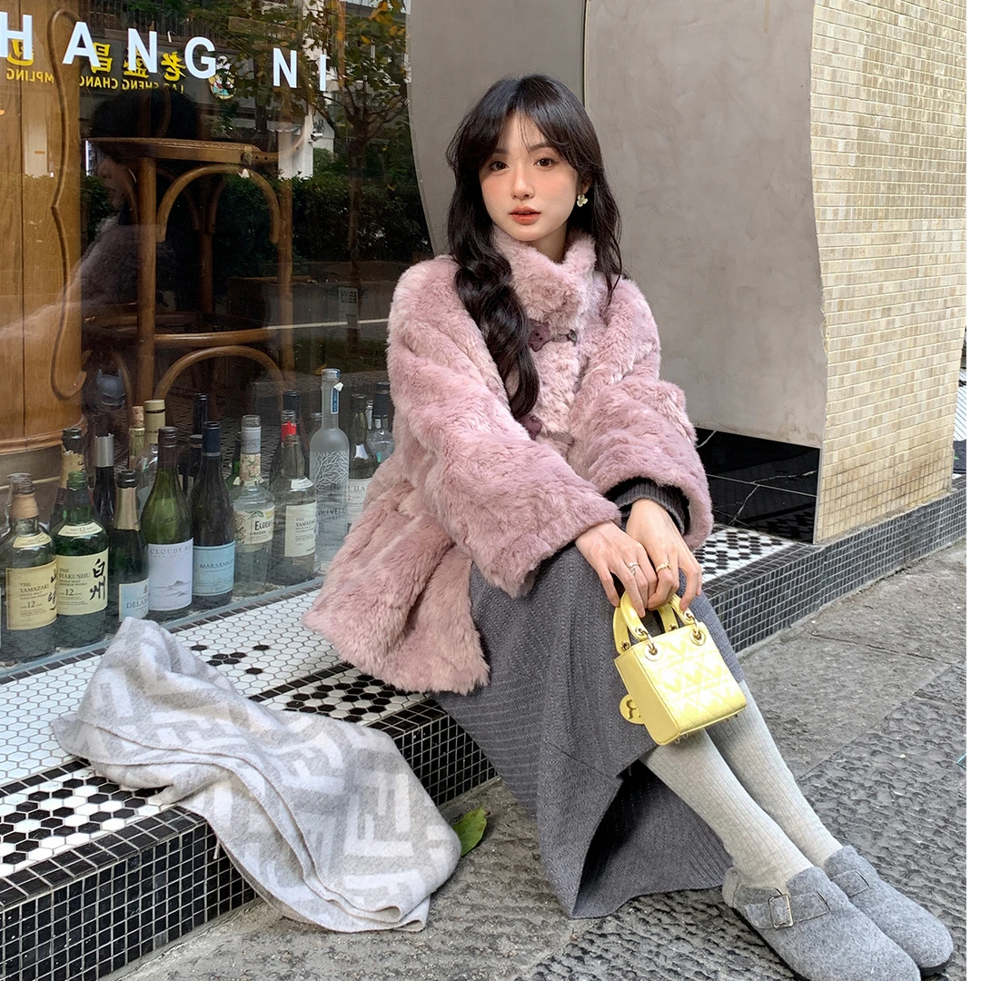 花栗鼠小姐  牛乳蝴蝶酥 甜美厚实~火焰复合皮毛一体