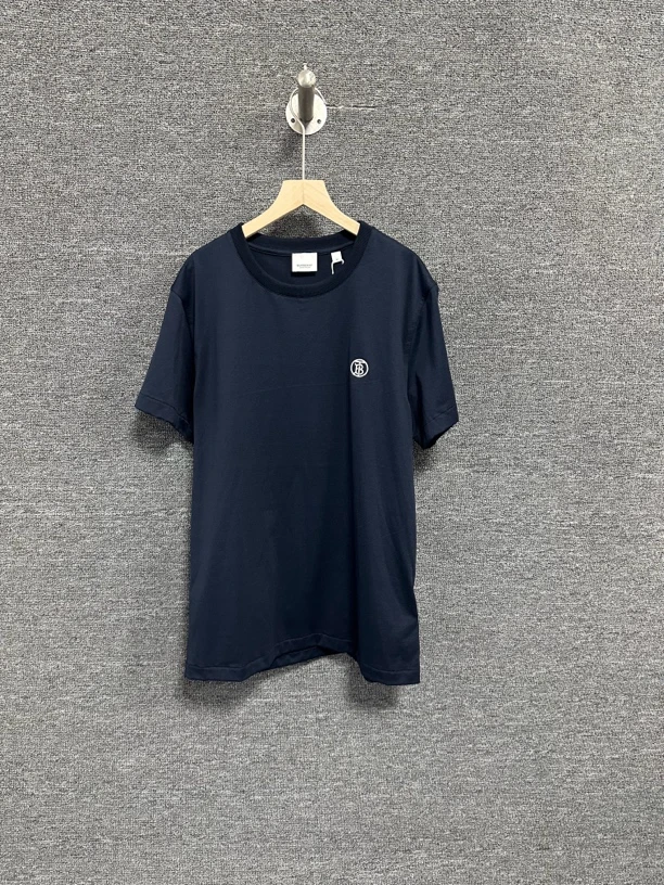 Burberry博柏利/巴宝莉 男款圆领短袖TB专属标识刺绣 M码 99新