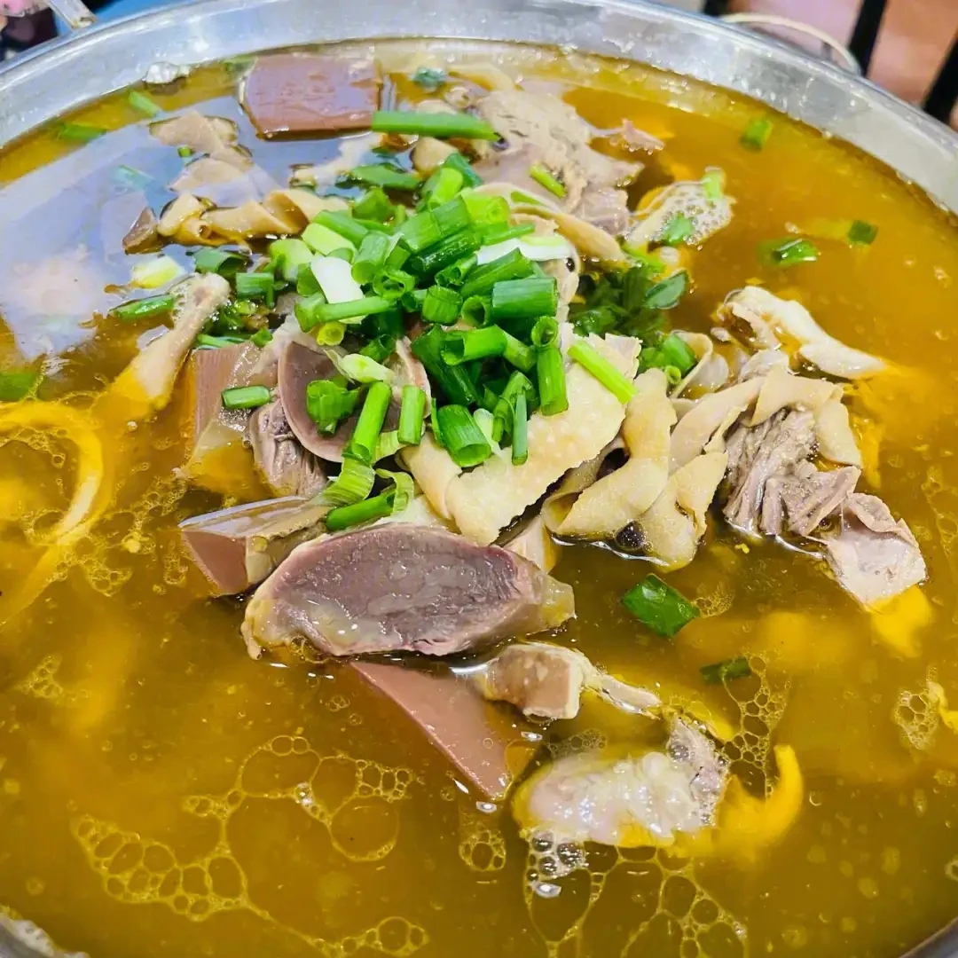 清汤鹅杂锅/手工清洗/汤鲜味美