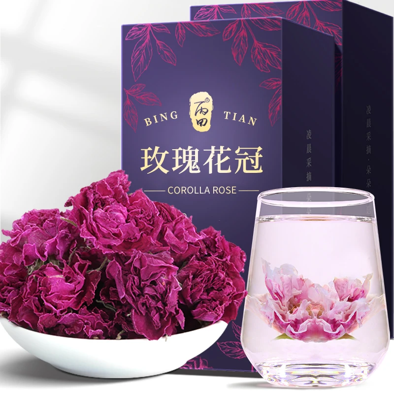 大朵花冠 平阴玫瑰花 无熏硫磺玫瑰花干泡水