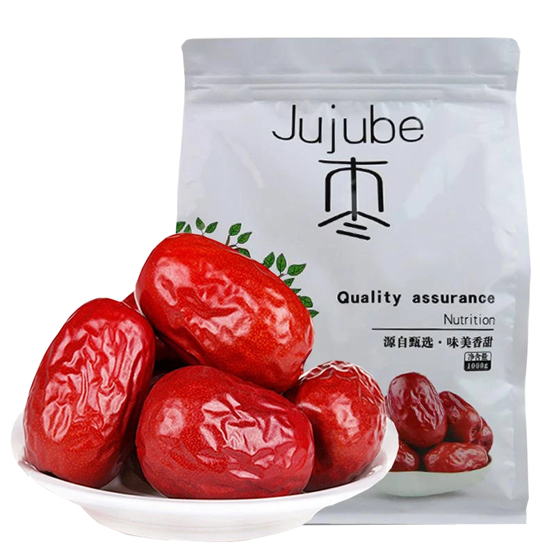 富平县佰里康精选优质一级大红枣1000g每袋