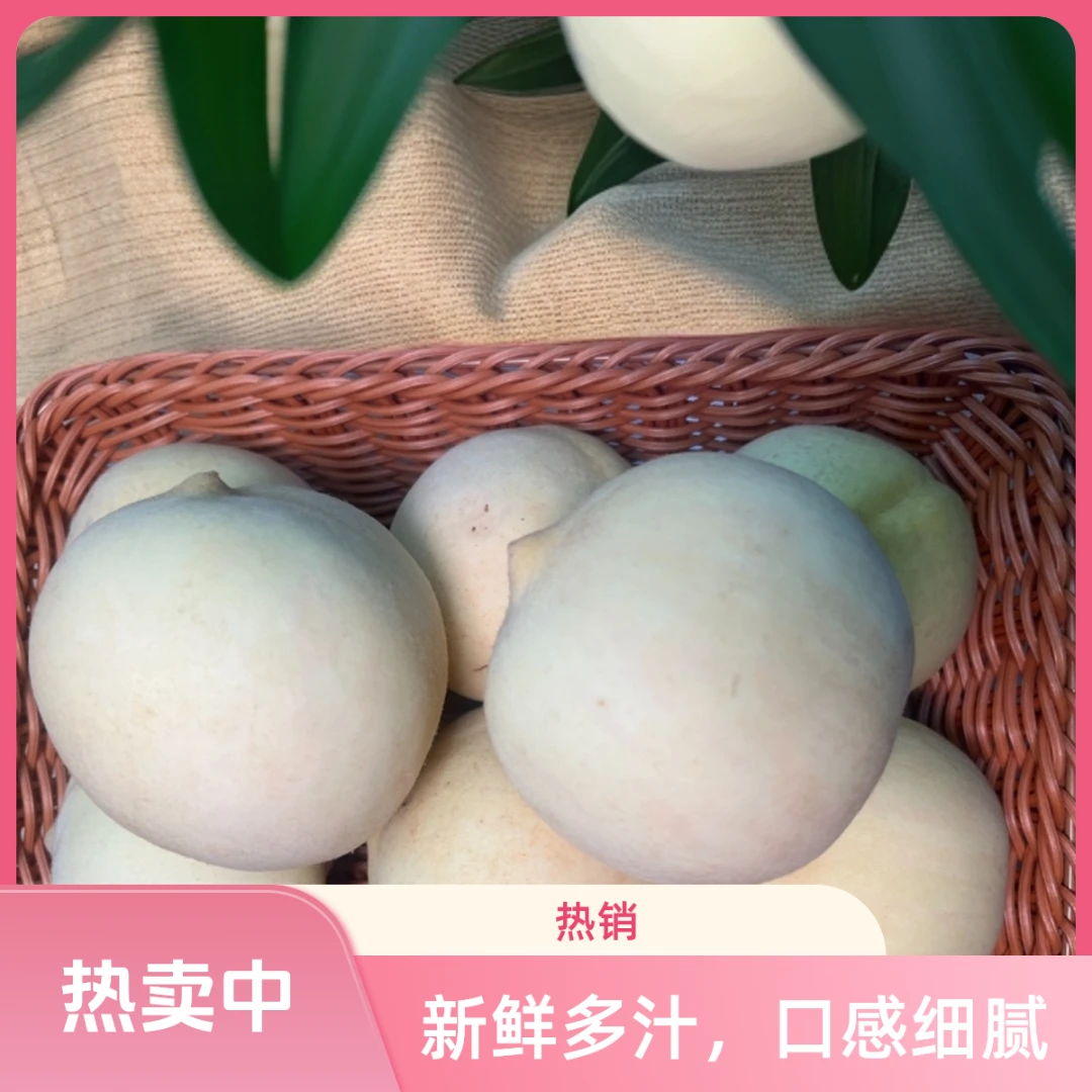 【长寿麻阳冬桃】口感爽脆，甜度高 大果约16-18个箱装