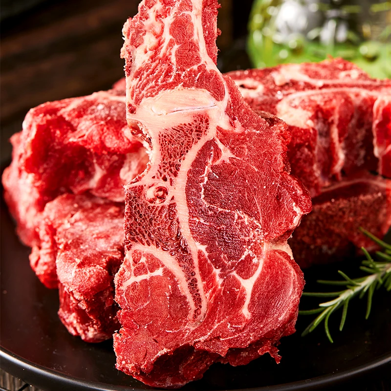 原切牛脊骨火锅食材炖汤红烧冷冻营养浓郁新鲜美味品质调理清真