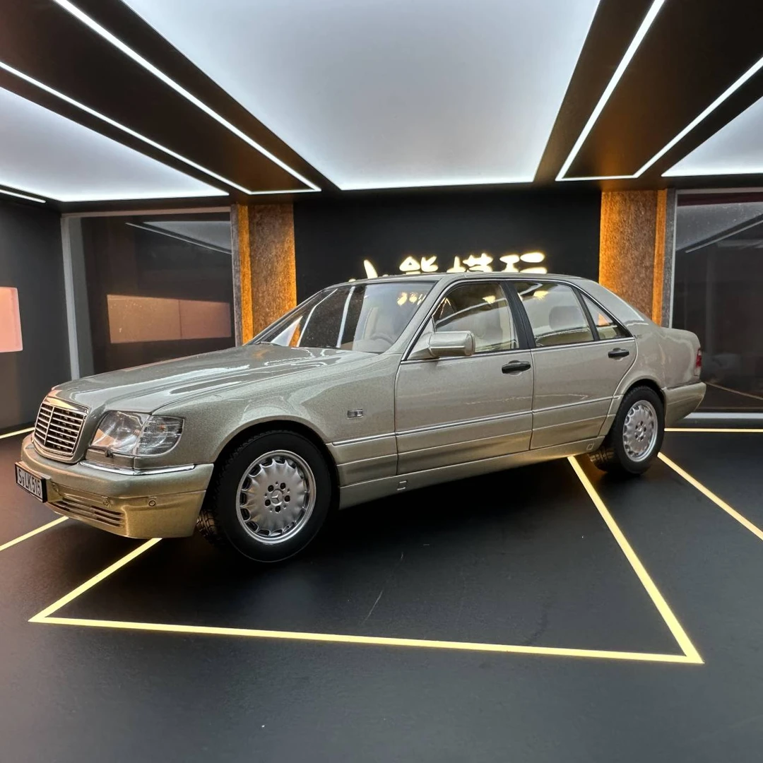 【NOREV】1/18 梅赛德斯奔驰 S600 1997 金属银 合金材质 汽车模型