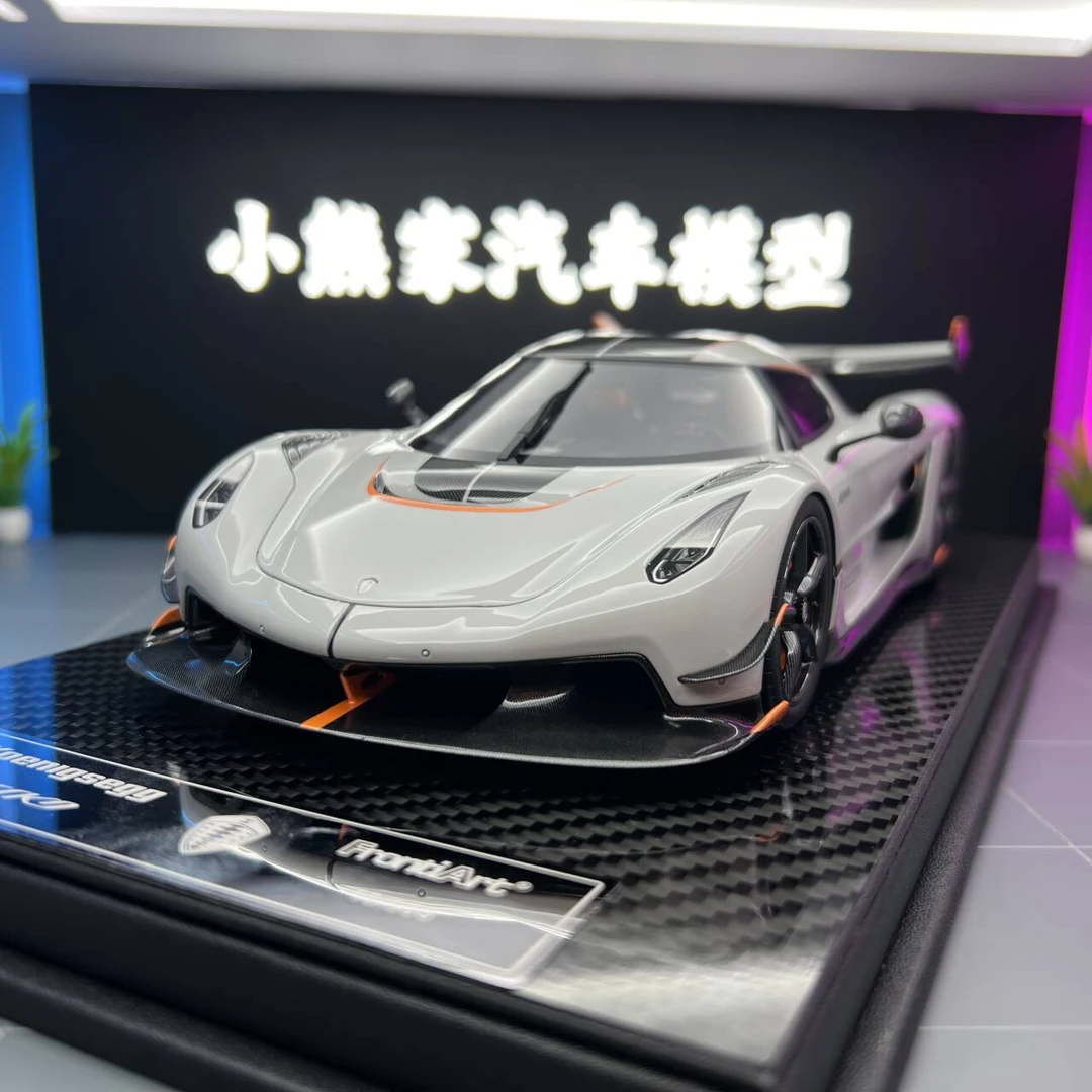 【FA】Frontiart 1/18 柯尼塞格 JESKO 灰白色 树脂材质 汽车模型