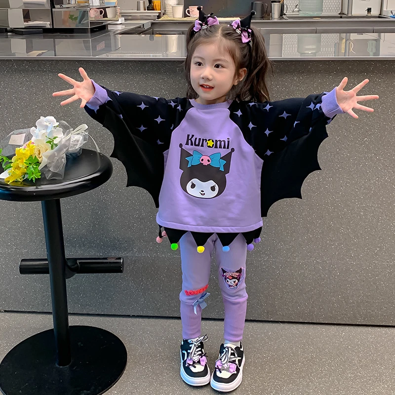 女童库洛米套装2025新款小女孩网红炸街外套儿童洋气春秋款两件套