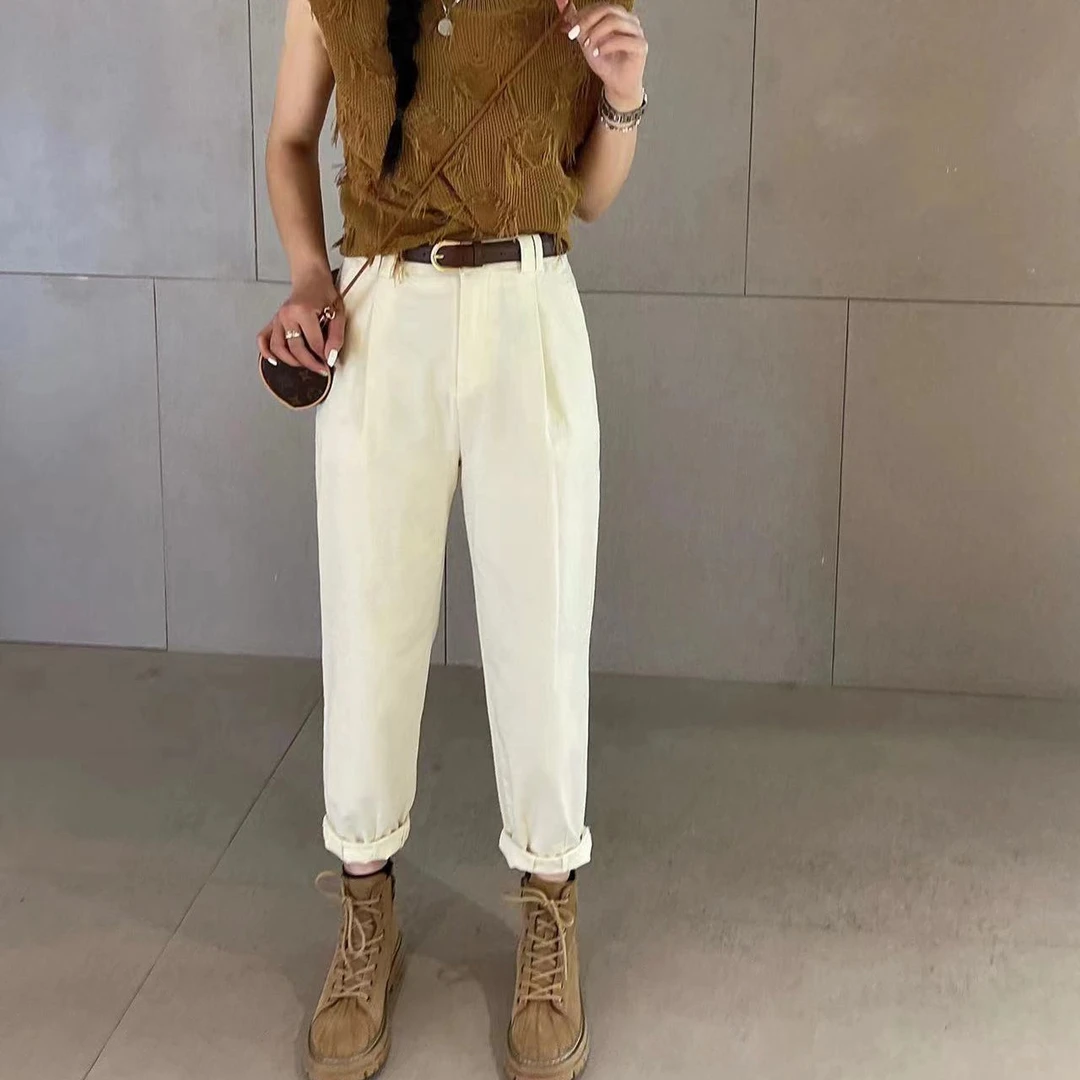 【女人专庭】2023秋款薄款哈伦裤YB-CQYS9918