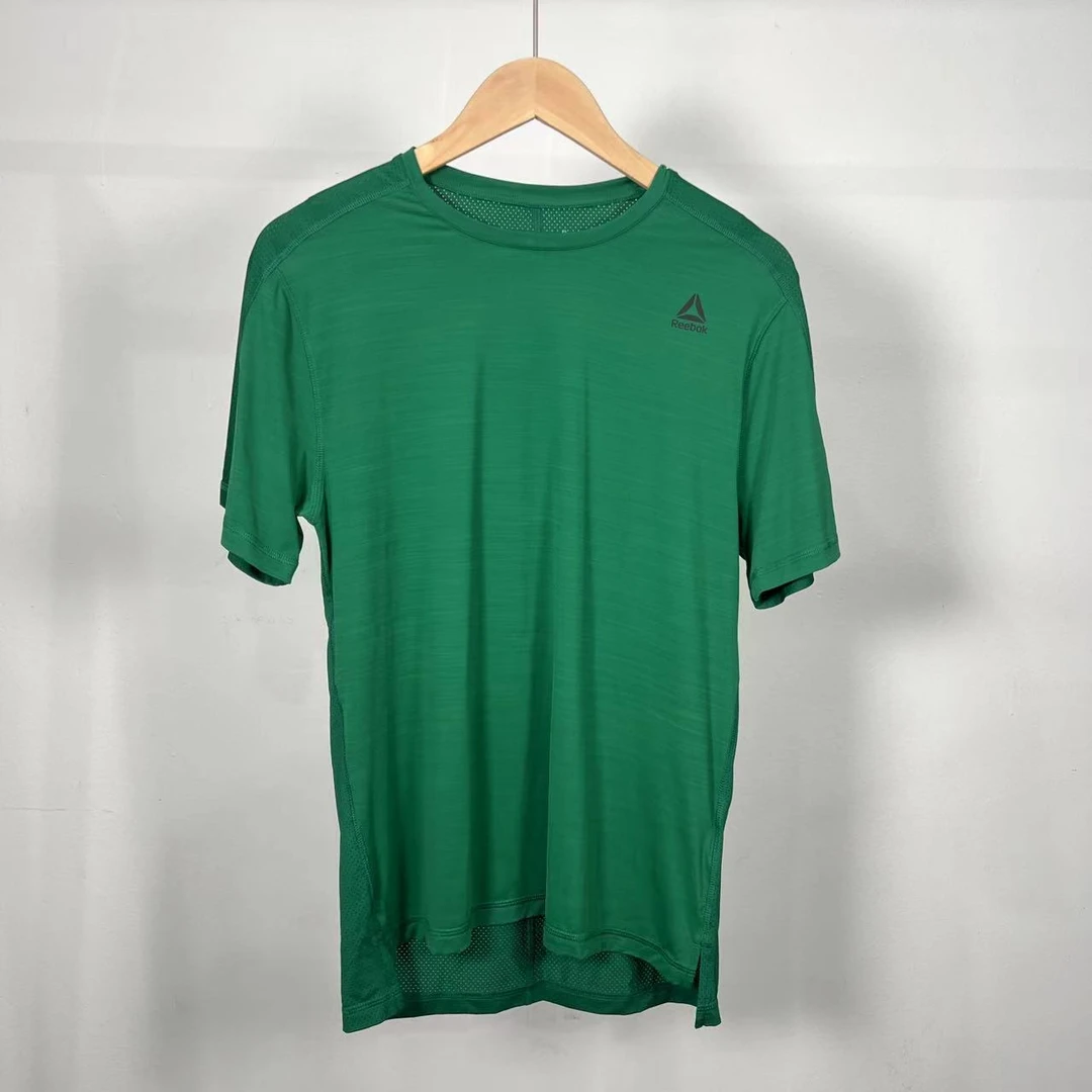 【什么都有】Reebok锐步 男款夏季运动训练透气速干宽松短袖EC0938