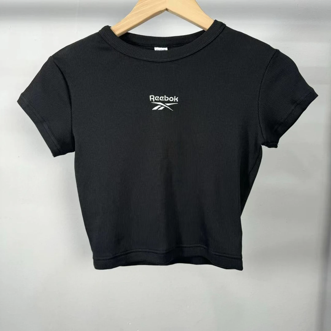 【什么都有】Reebok锐步 女款夏季高腰紧身圆领短袖GS1696