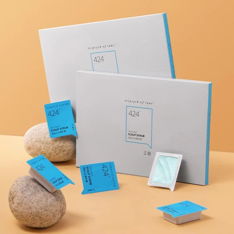 【什么都有】 424头皮磨砂膏洗发营养发根净油蓬松12g*8粒