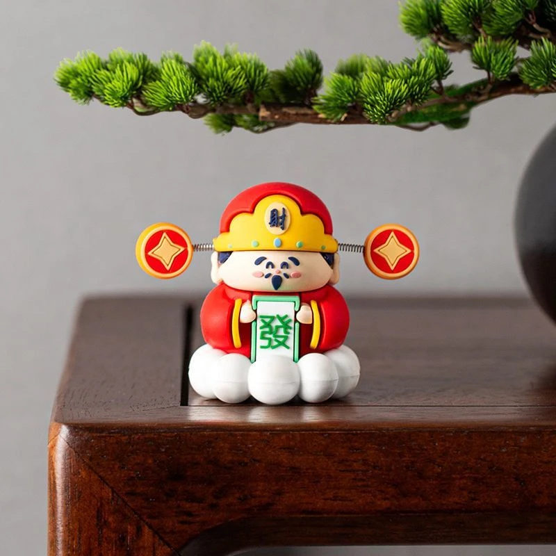 财神摆件车载办公室桌面装饰品招财摆件公仔精致小物件礼物高档